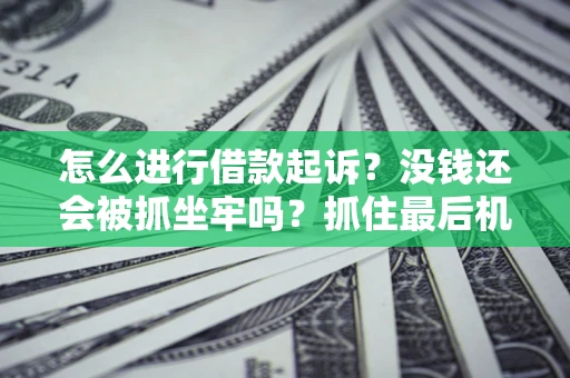 济南怎么进行借款起诉？没钱还会被抓坐牢吗？抓住最后机会！