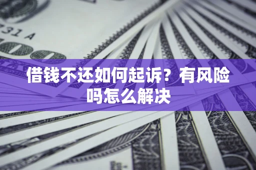 济南借钱不还如何起诉？有风险吗怎么解决