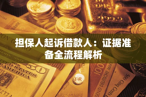 济南担保人起诉借款人：证据准备全流程解析