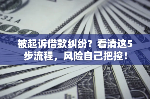济南被起诉借款纠纷？看清这5步流程，风险自己把控！